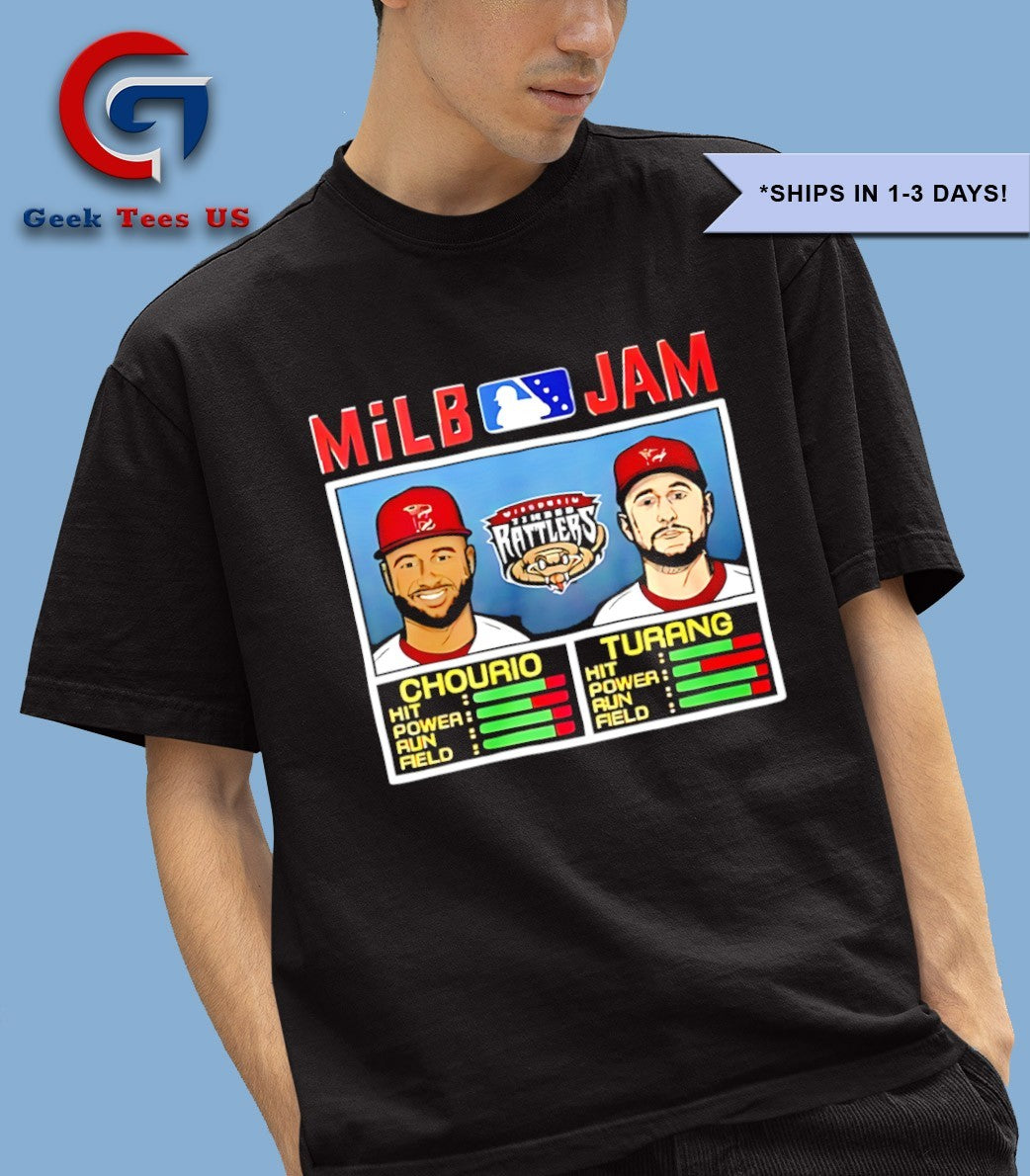 Jackson Chourio and Brice Turang Wisconsin Timber Rattlers Milb Jam shirt