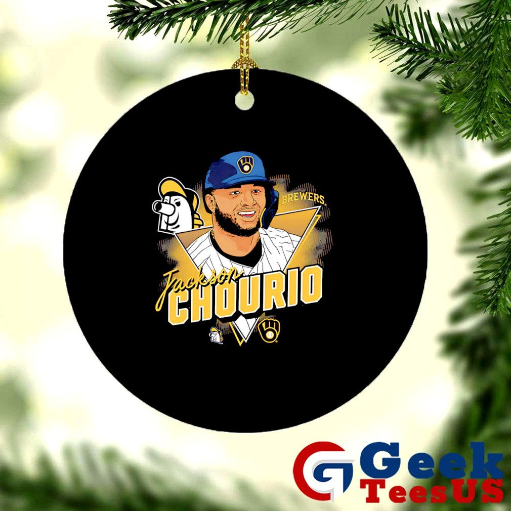 Jackson Chourio big head Milwaukee Brewers baseball player 2025 signature shirt