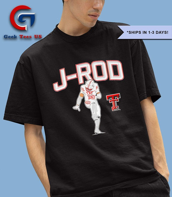 Jacob Rodriguez J-Rod Texas Tech Red Raiders football shirt