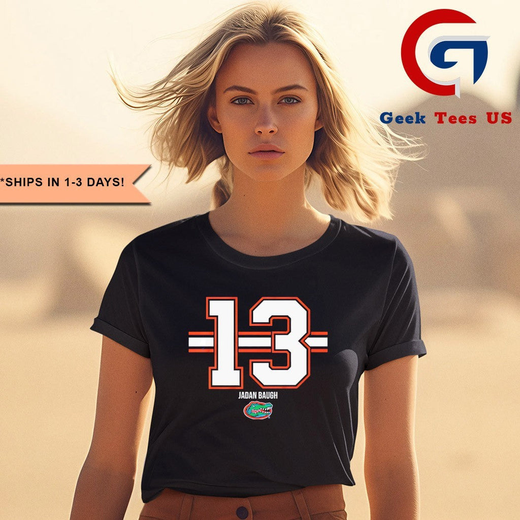 Jadan Baugh 13 stripe Florida Gators football shirt