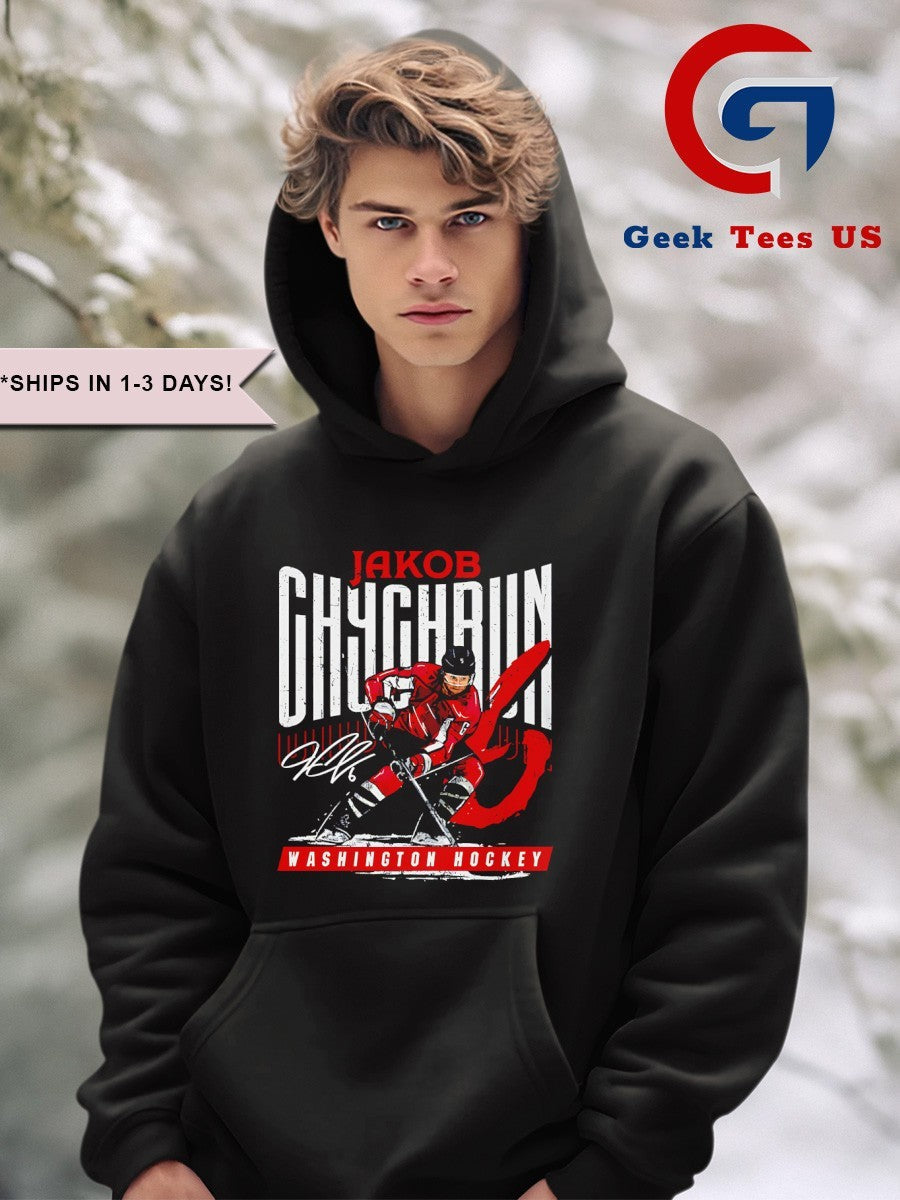 Jakob Chychrun Washington Capitals Hockey signature shirt