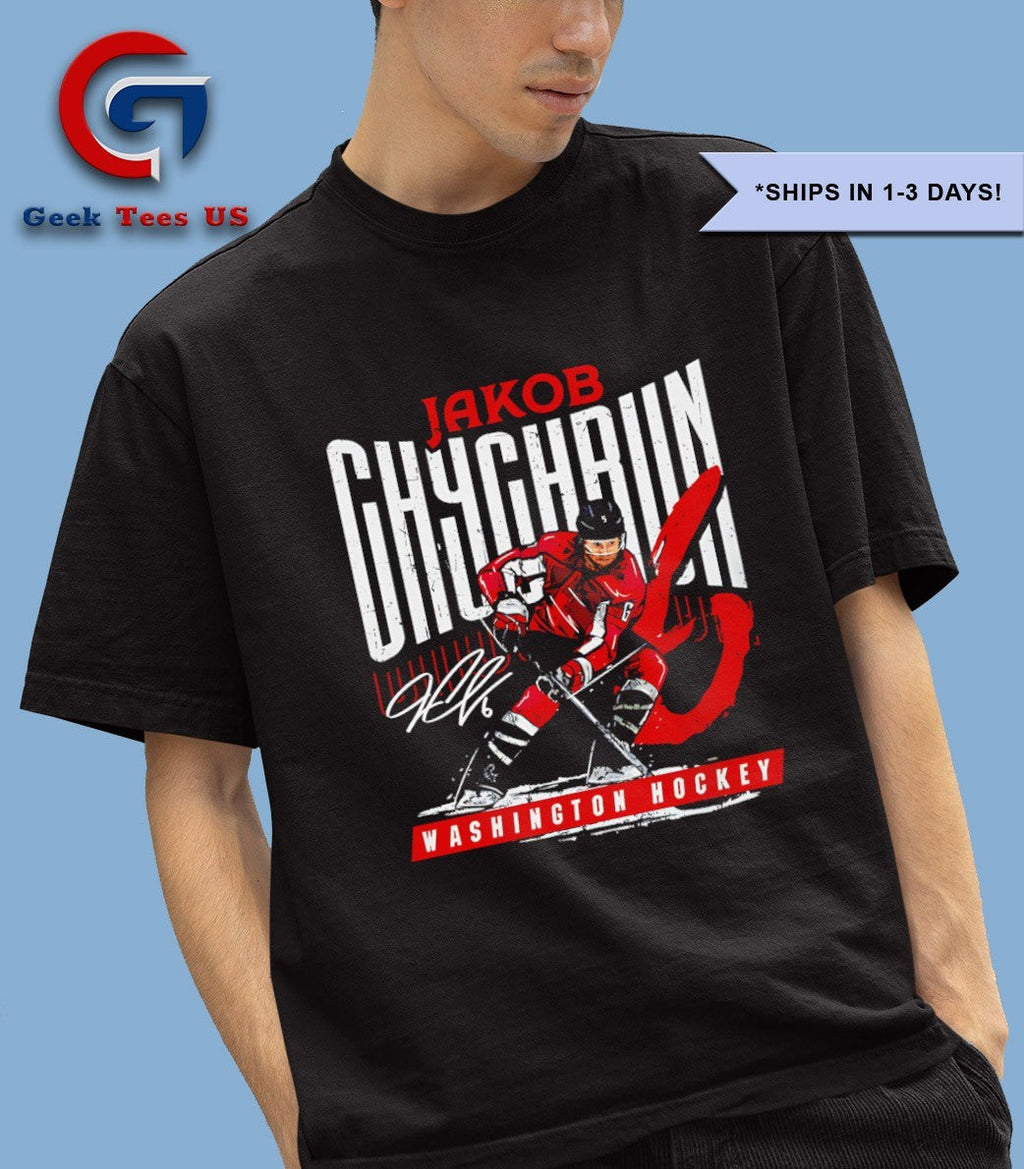 Jakob Chychrun Washington Capitals Hockey signature shirt