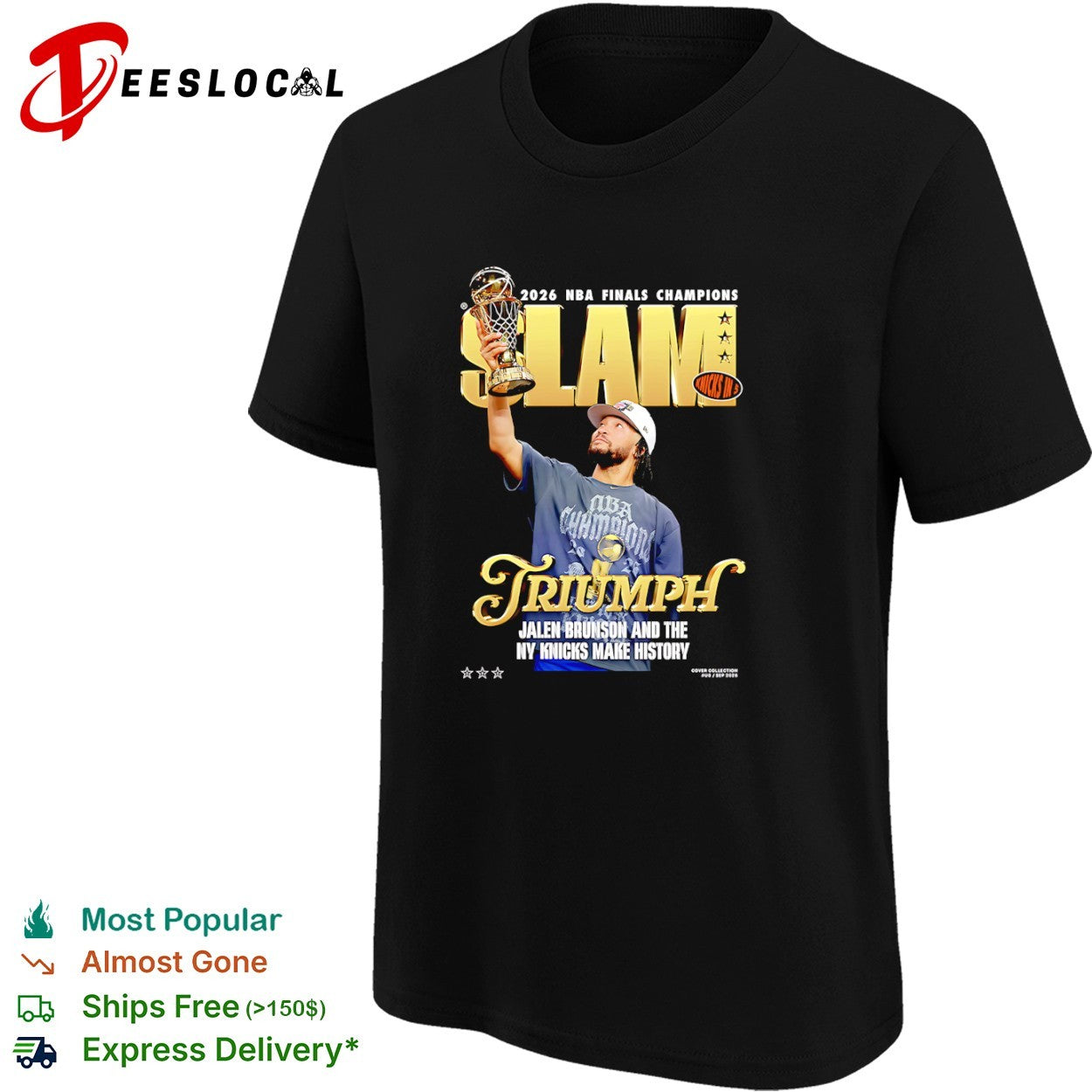 Jalen Brunson and the NY Knicks 2026 NBA Finals Champions shirt