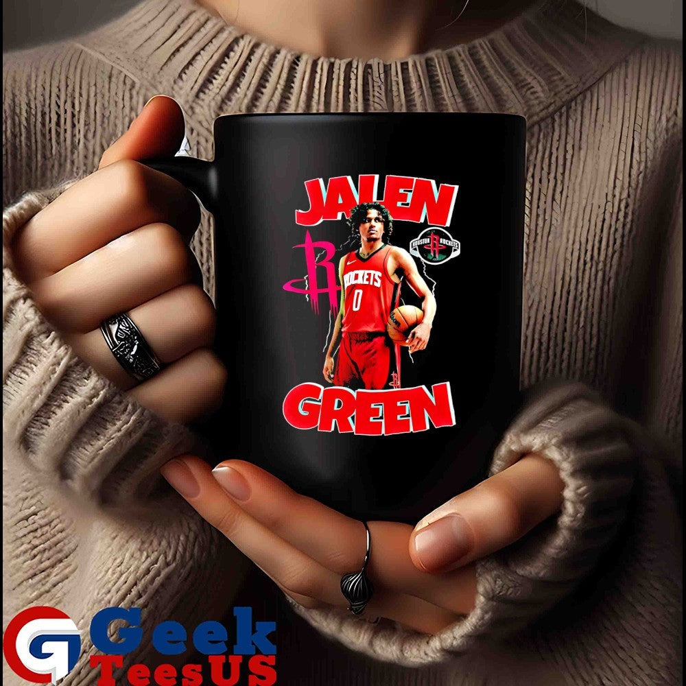 Jalen Green player Houston Rockets basketball 90s Style NBA shirt