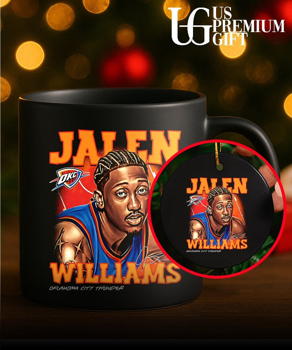 Jalen Williams Oklahoma City Thunder NBA 2026 signature graphic shirt