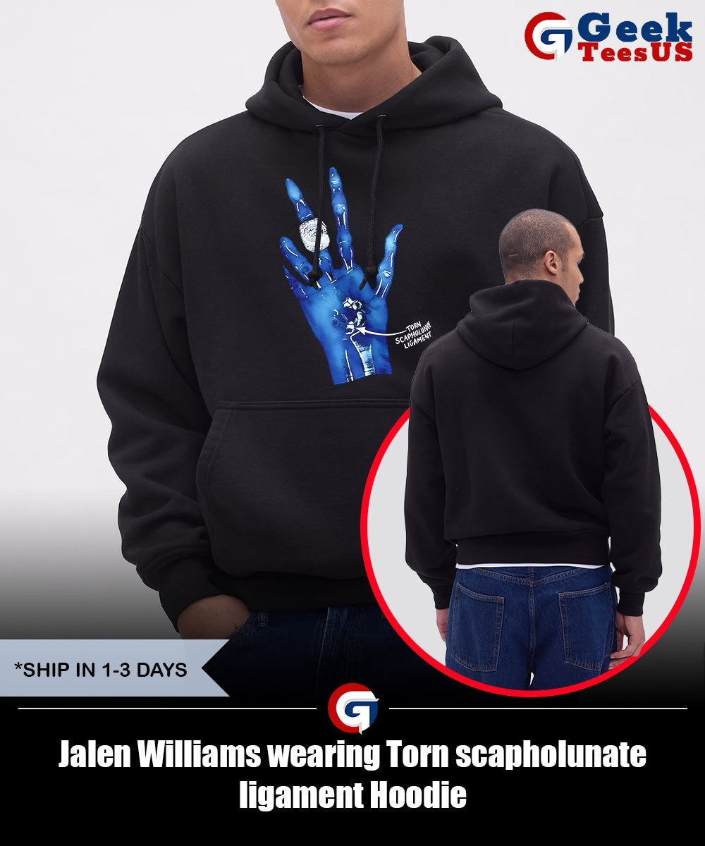 Jalen Williams wearing Torn scapholunate ligament shirt