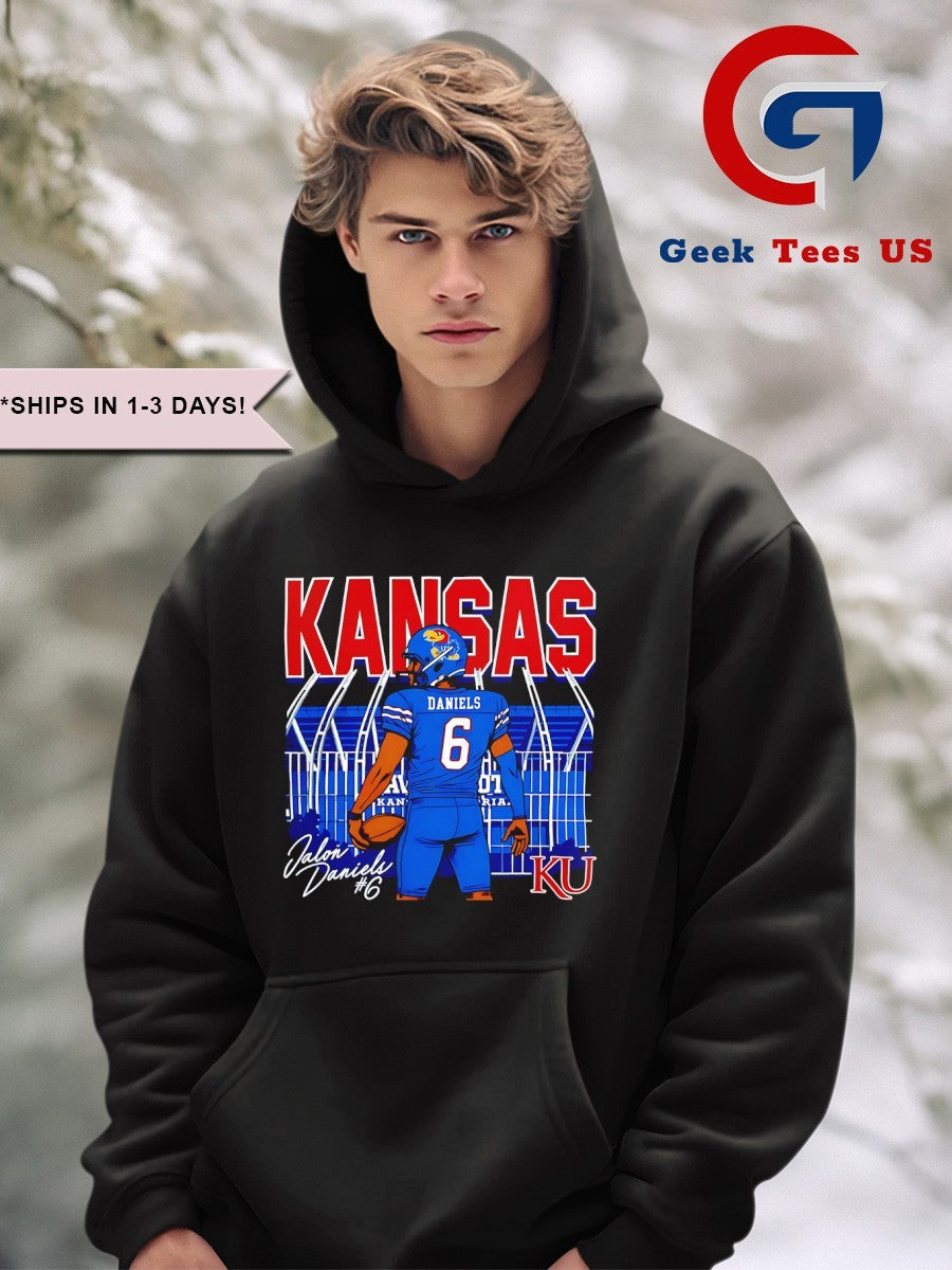 Jalon Daniels Kansas Jayhawks College Football Rally Stadium shirt