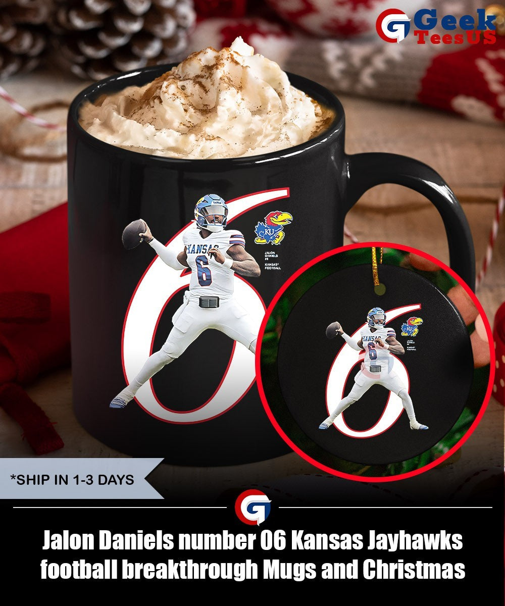 Jalon Daniels number 06 Kansas Jayhawks football breakthrough shirt