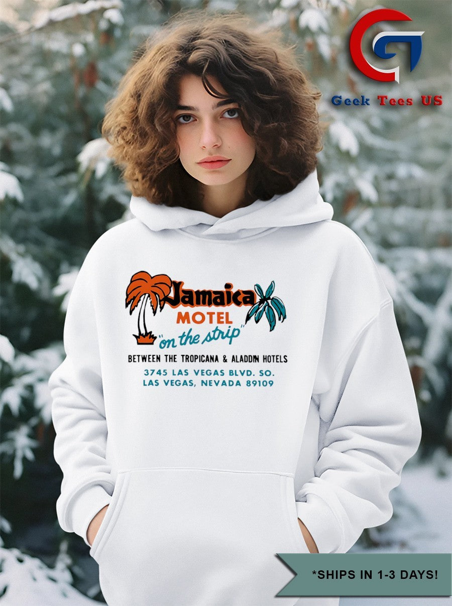 Jamaica Motel on the strip between the tropicana and aladdin hotels shirt
