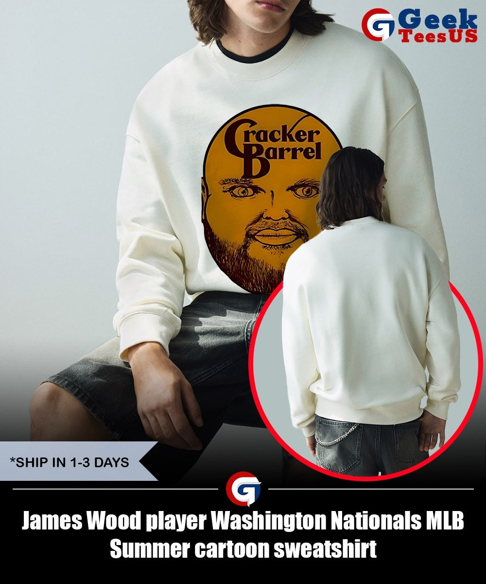 James Wood player Washington Nationals MLB Summer cartoon shirt