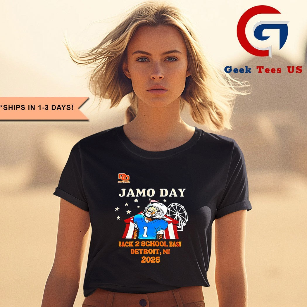 Jameson Williams Detroit Lions Jamo Day Back 2 School Bash 2025 shirt