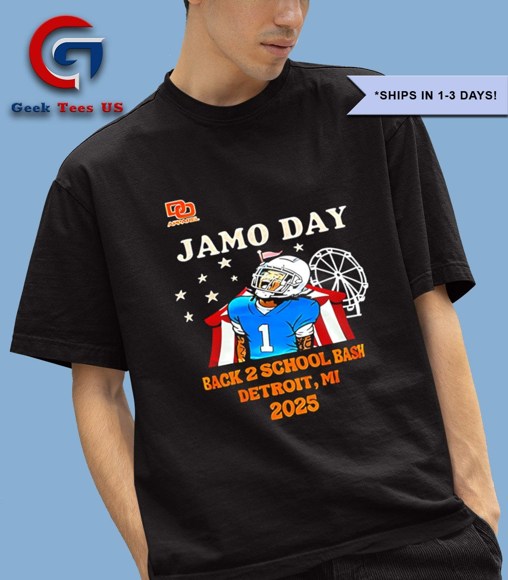 Jameson Williams Detroit Lions Jamo Day Back 2 School Bash 2025 shirt