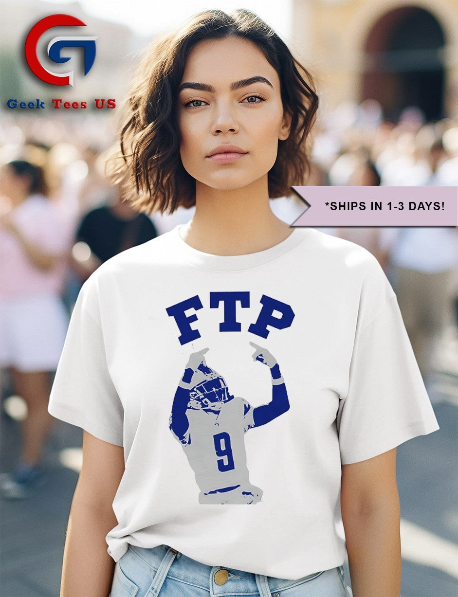 Jameson Williams Jamo FTP Detroit Lions shirt