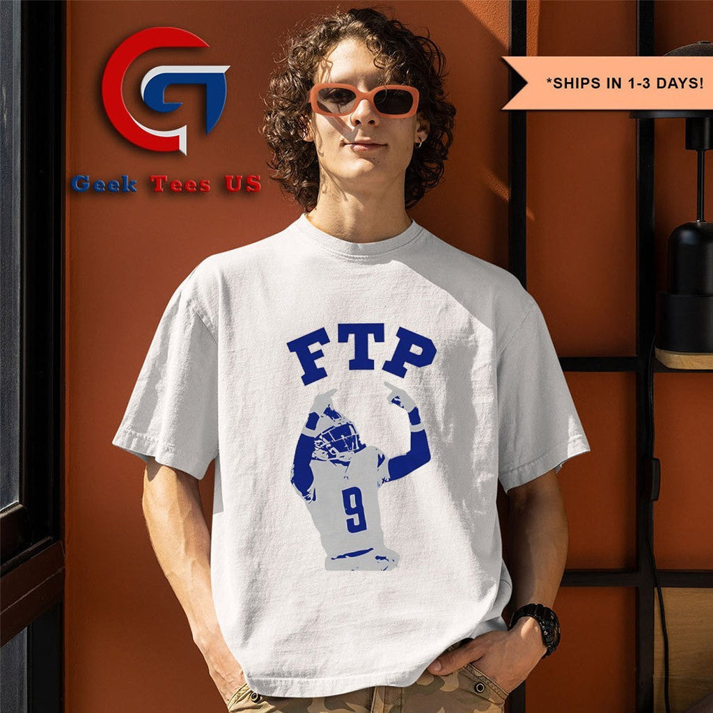Jameson Williams Jamo FTP Detroit Lions shirt