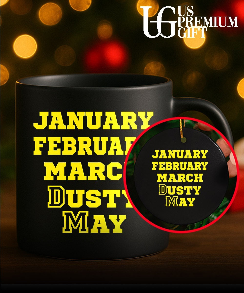 January February March Dusty May Michigan Wolverines basketball shirt