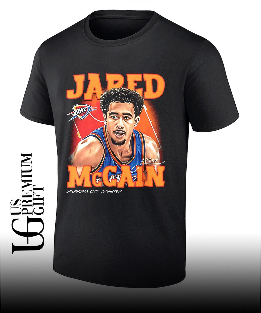 Jared McCain Oklahoma City Thunder NBA 2026 signature shirt