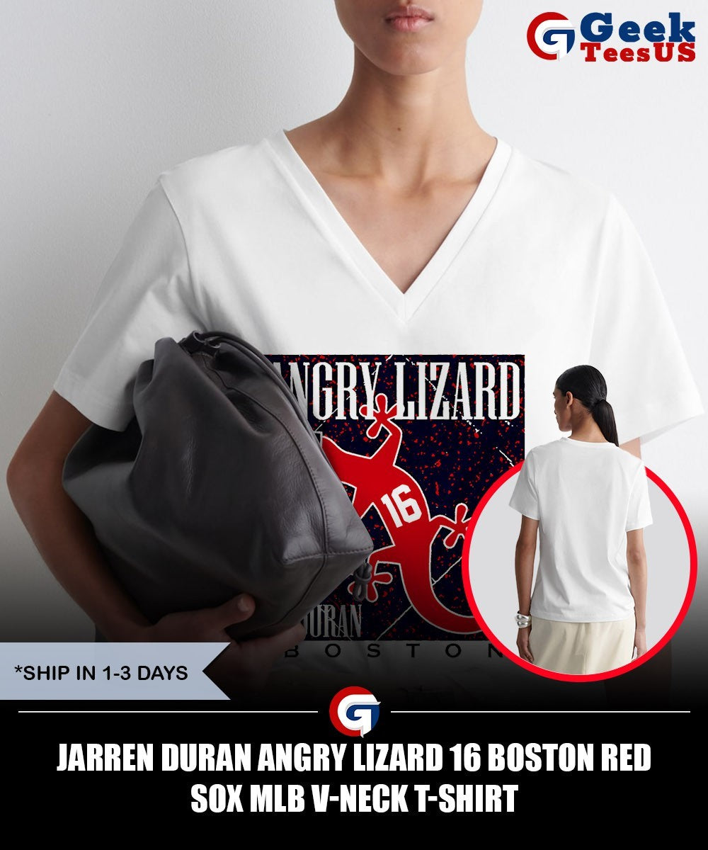 Jarren Duran Angry Lizard 16 Boston Red Sox MLB shirt