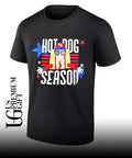 Jarrett Allen Cleveland Cavaliers NBA wearing Hot Dog Season shirt