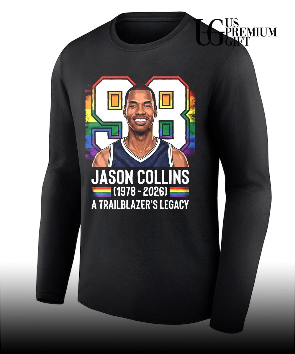 Jason Collins1978-2026 A Trailblazer’s Legacy First Openly Gay NBA Player shirt