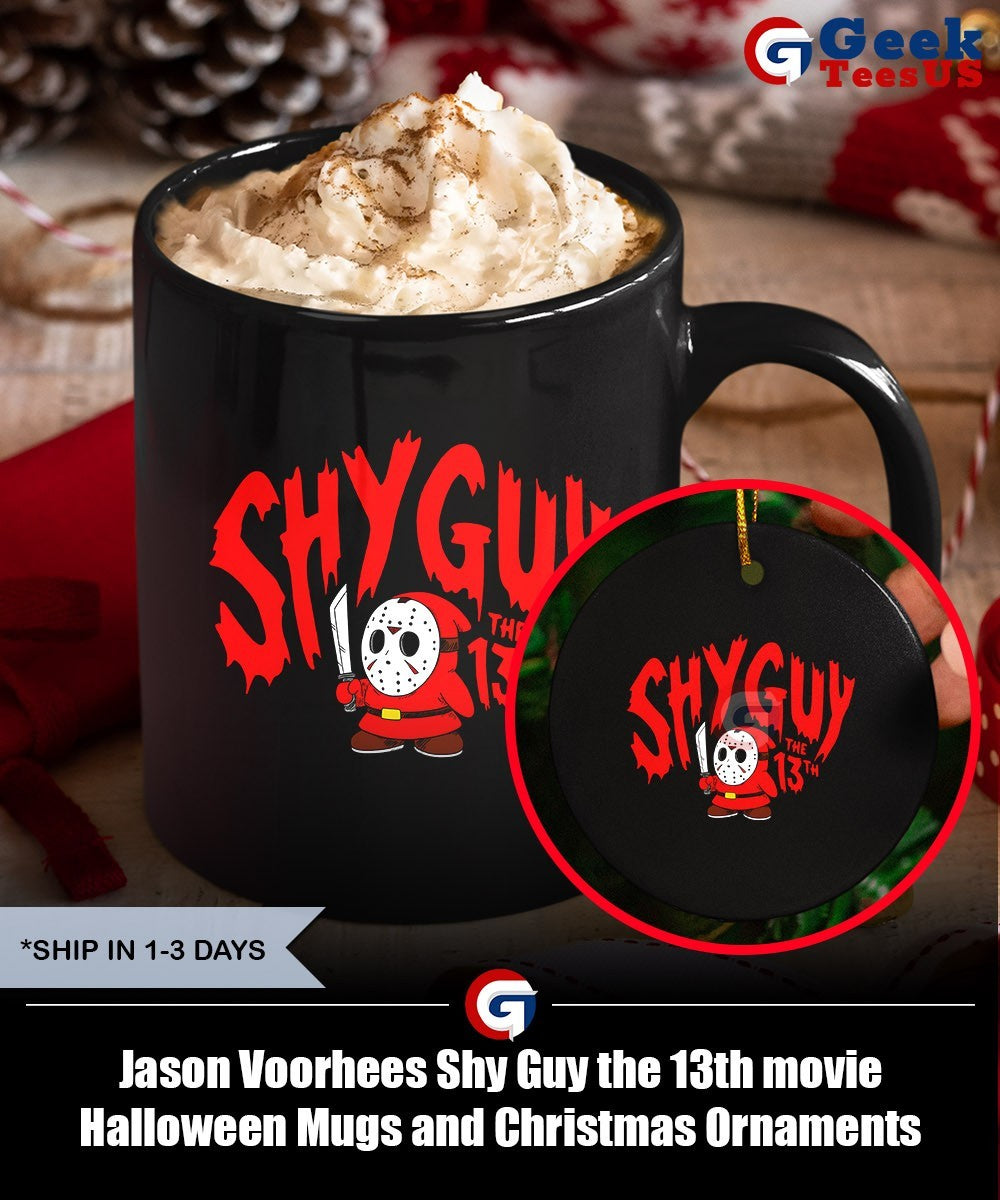Jason Voorhees Shy Guy the 13th movie Halloween shirt