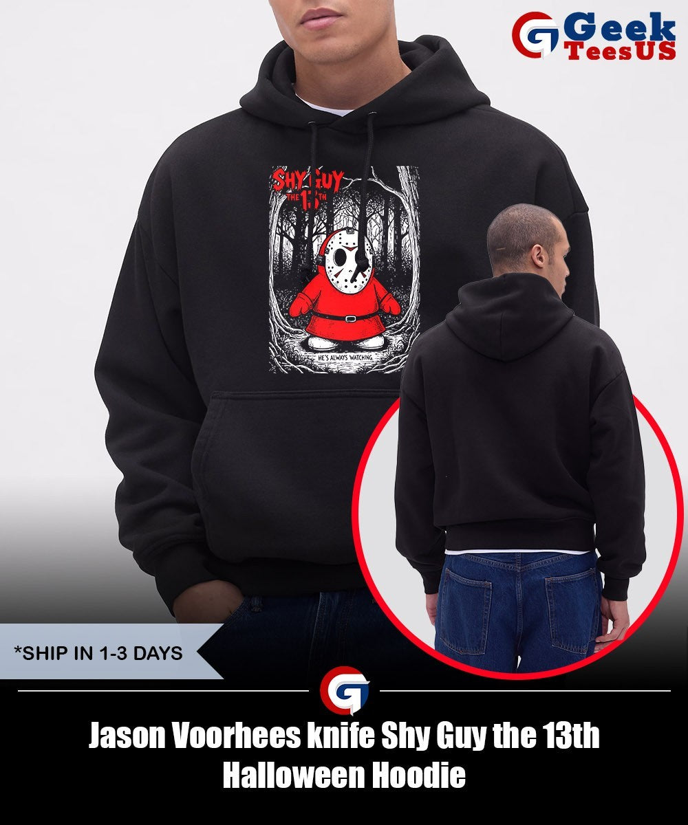 Jason Voorhees knife Shy Guy the 13th Halloween shirt