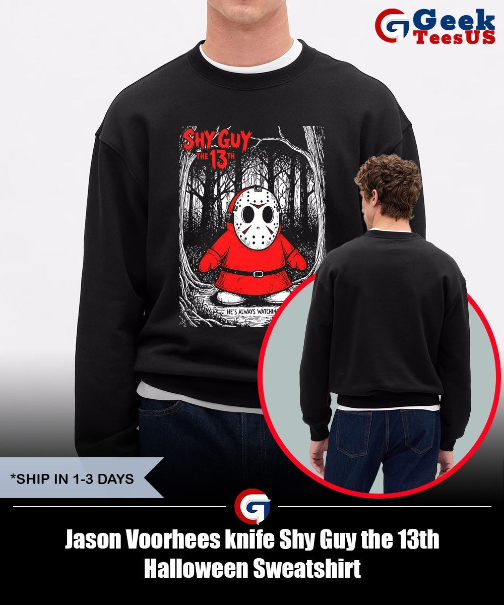 Jason Voorhees knife Shy Guy the 13th Halloween shirt