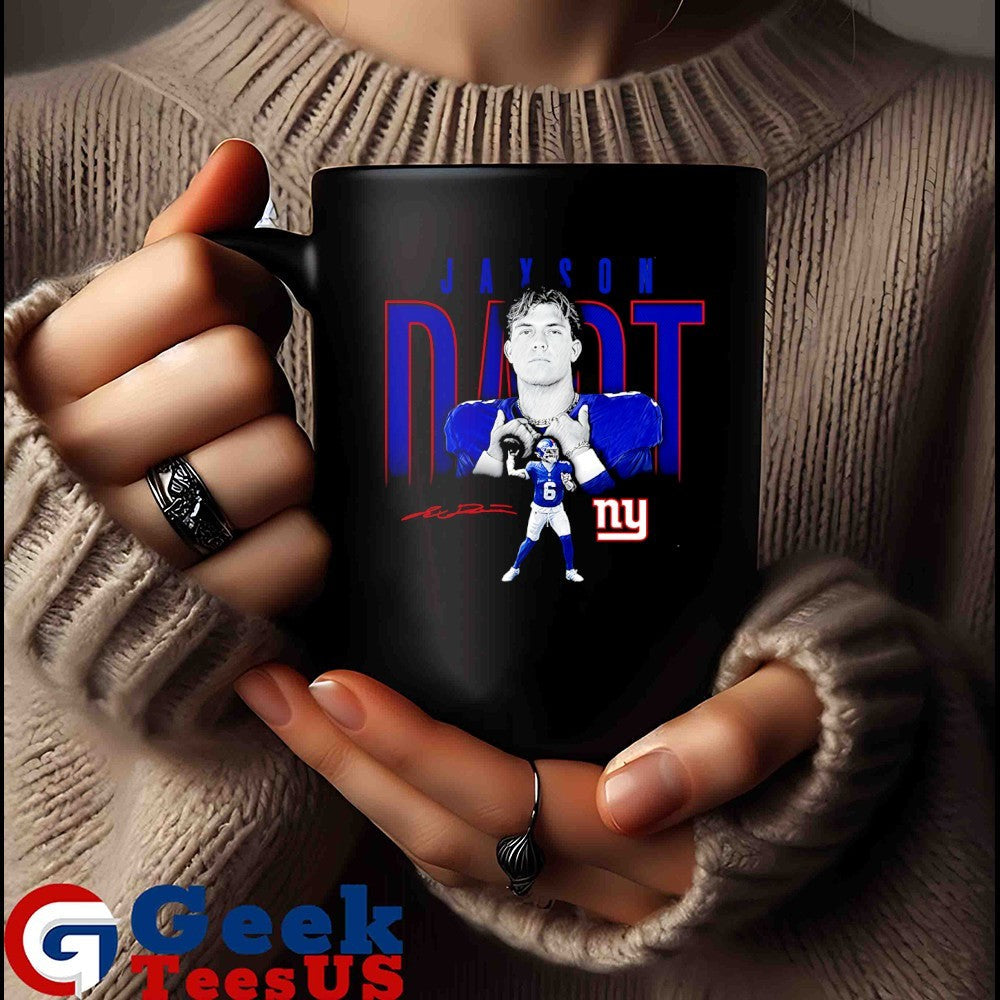 Jaxson Dart player New York Giants Humble Shadow signature graphic T-shirt