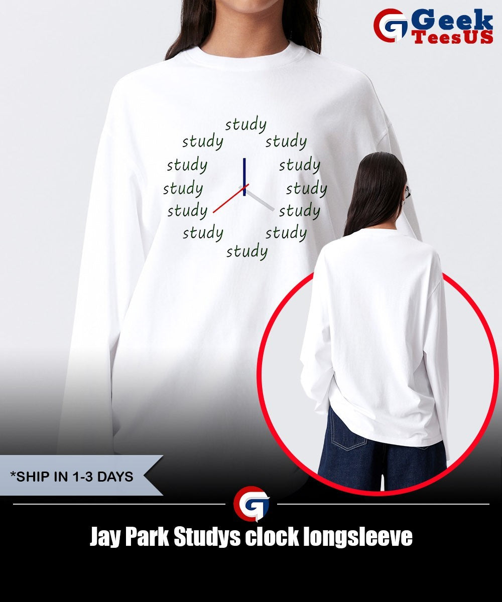 Jay Park Studys clock shirt
