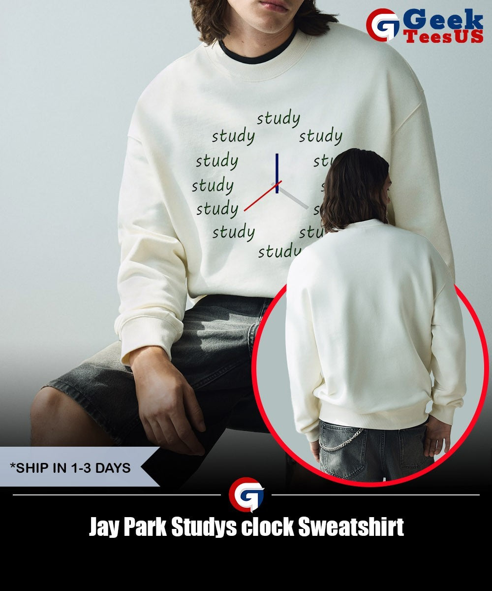 Jay Park Studys clock shirt