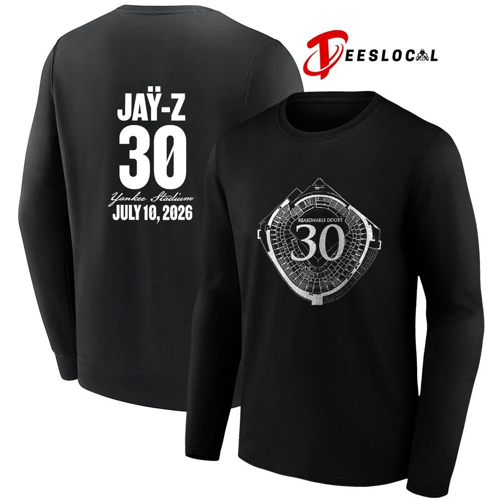 Jay Z Reasonable Doubt Yankee Stadium graphic shirt
