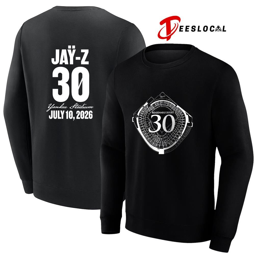 Jay Z Reasonable Doubt Yankee Stadium graphic shirt