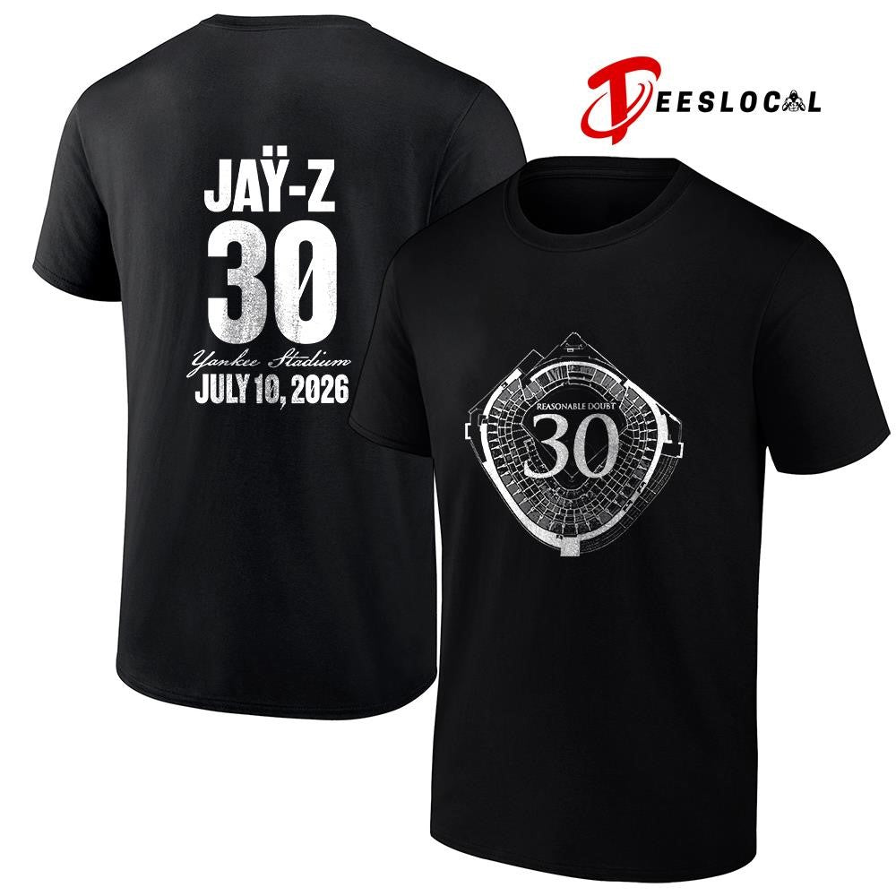 Jay Z Reasonable Doubt Yankee Stadium graphic shirt