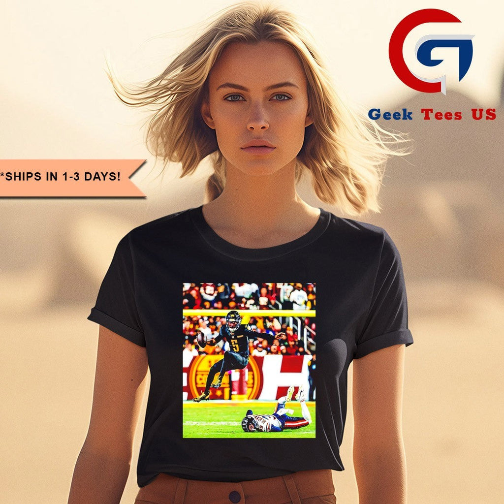 Jayden Daniels’ wears Father with Jayden Daniels And Chicago Bear 2024 shirt