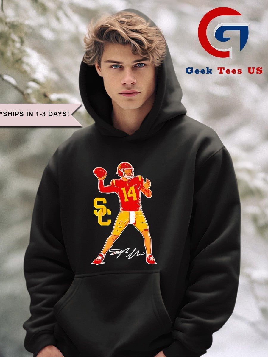 Jayden Maiava USC Trojans Football Superstar Pose signature T-shirt