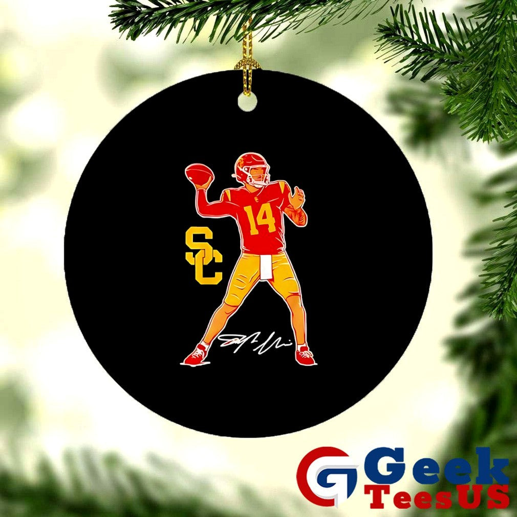 Jayden Maiava USC Trojans Football Superstar Pose signature T-shirt