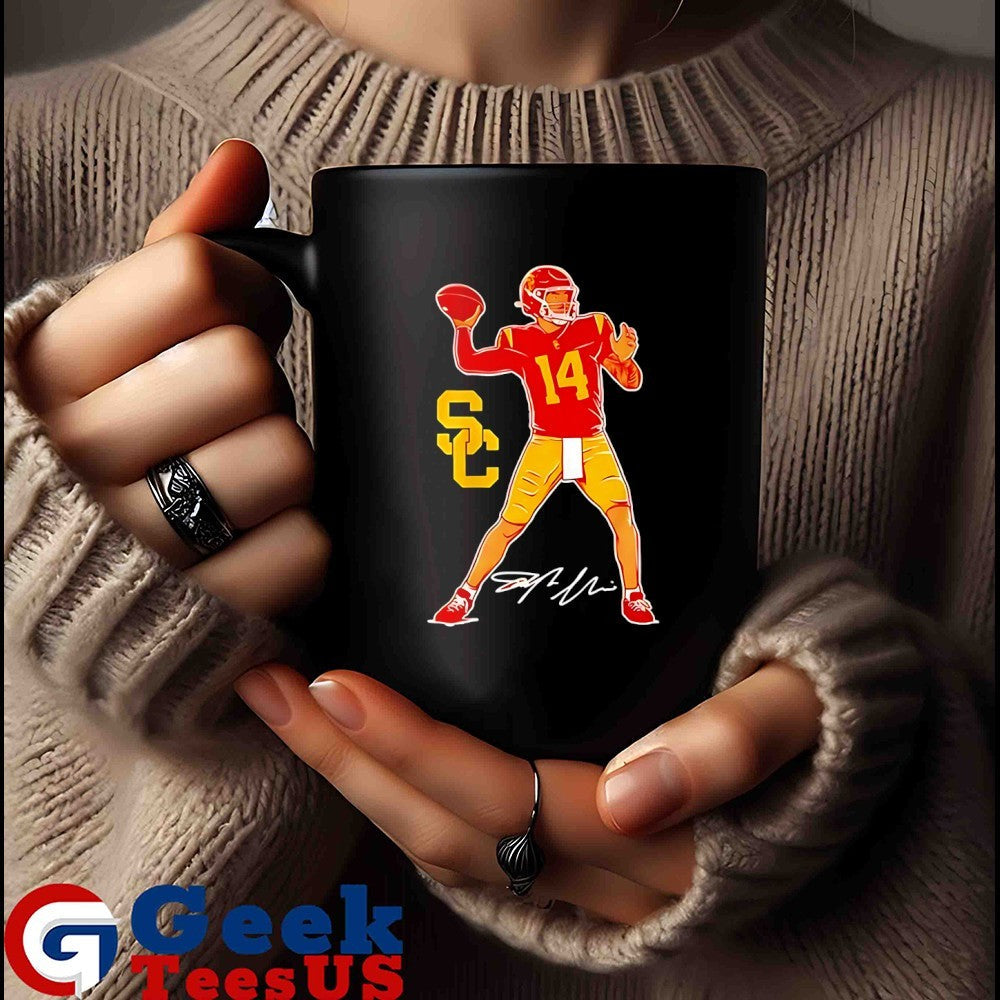 Jayden Maiava USC Trojans Football Superstar Pose signature T-shirt
