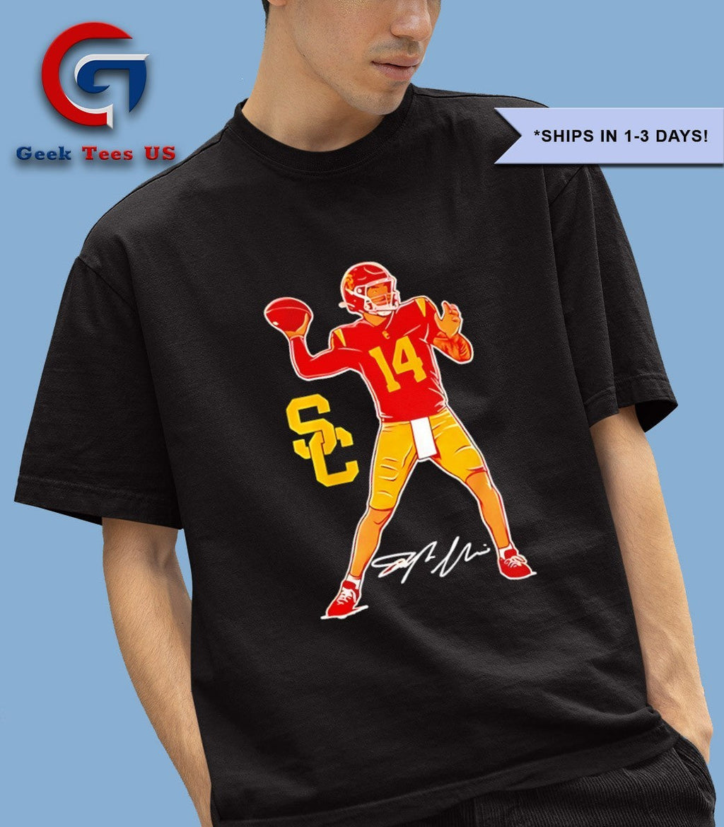 Jayden Maiava USC Trojans Football Superstar Pose signature T-shirt