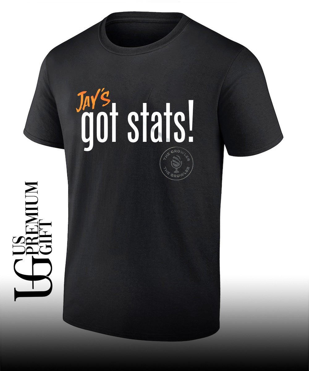 Jay’s Got Stats The Growler Podcast with Paul Dehner shirt