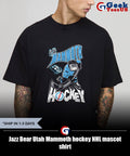 Jazz Bear Utah Mammoth hockey NHL mascot shirt