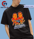 Jean Beliveau and Maurice Richard Montreal Majesty Hockey caricatures shirt