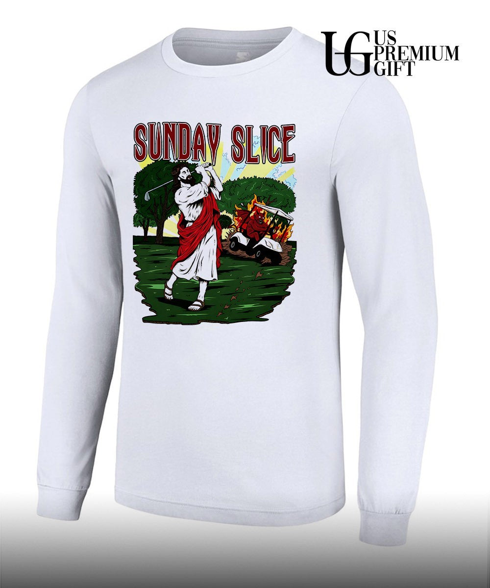 Jesus Golfed Sunday Slice shirt