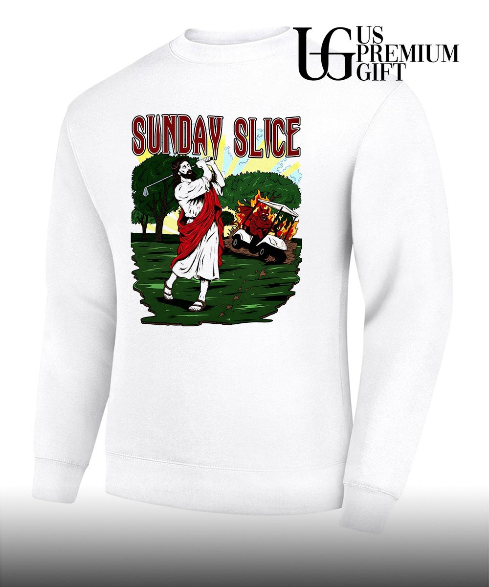 Jesus Golfed Sunday Slice shirt