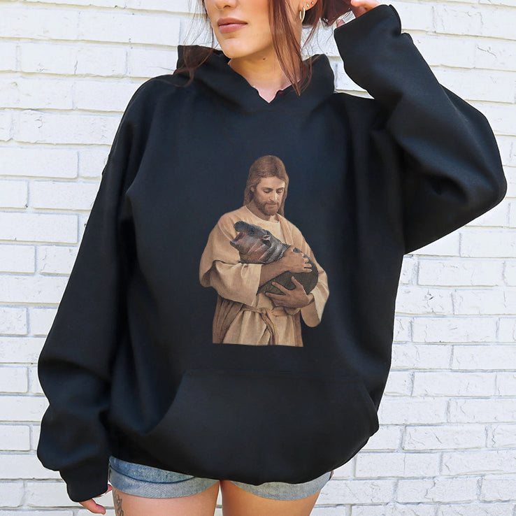 Jesus Moo Deng T Shirt