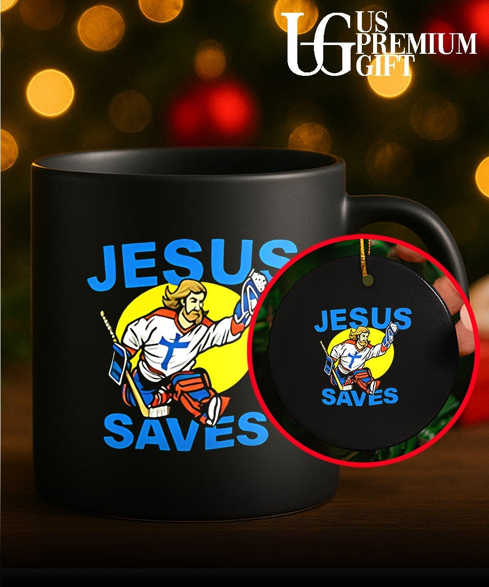 Jesus Saves Hockey shirt