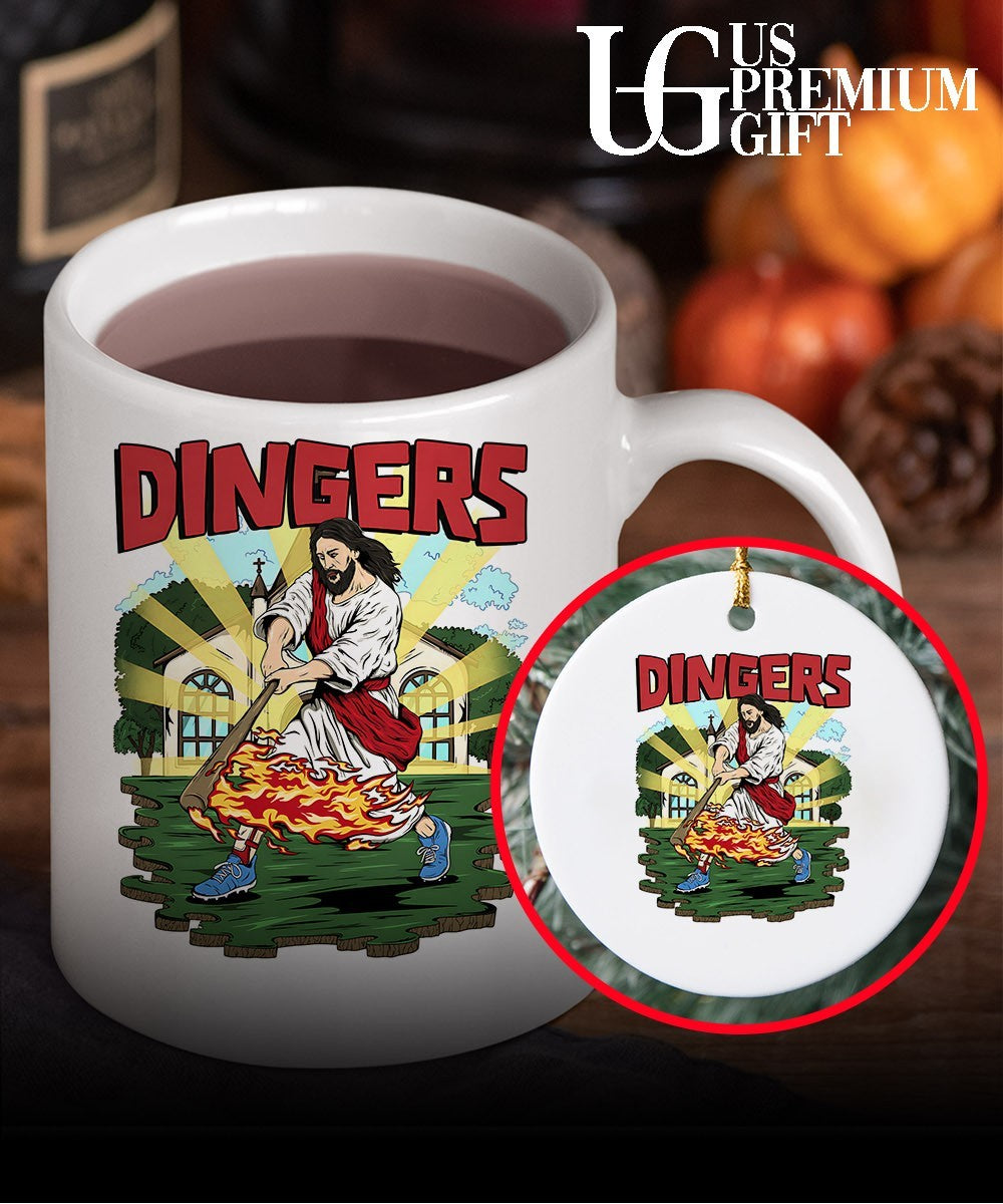 Jesus hits dingers Baseball shirt