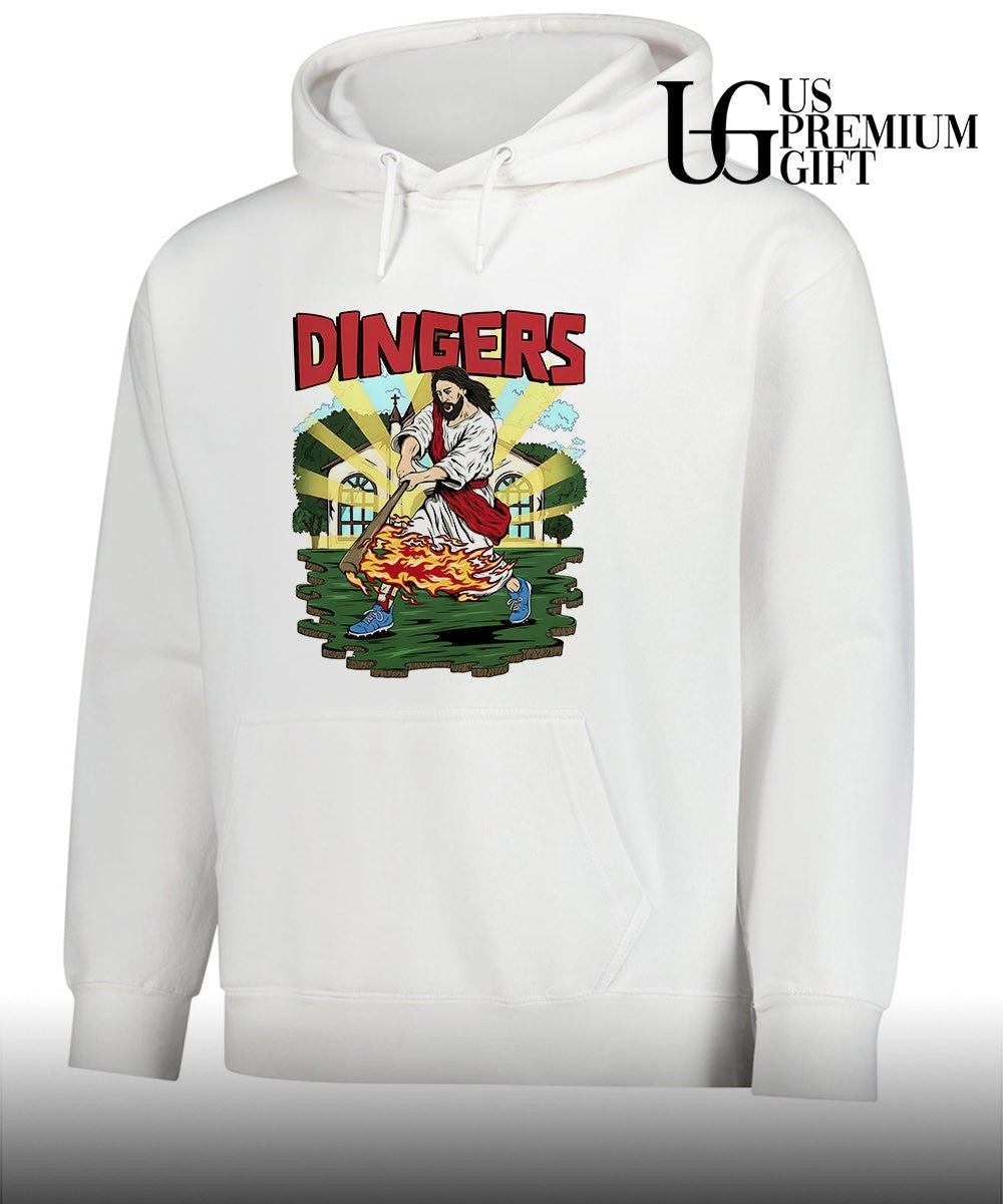 Jesus hits dingers Baseball shirt