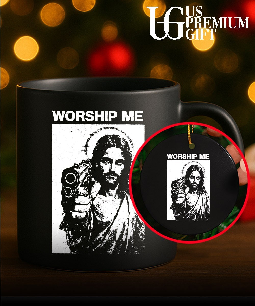 Jesus raise guns worship me shirt