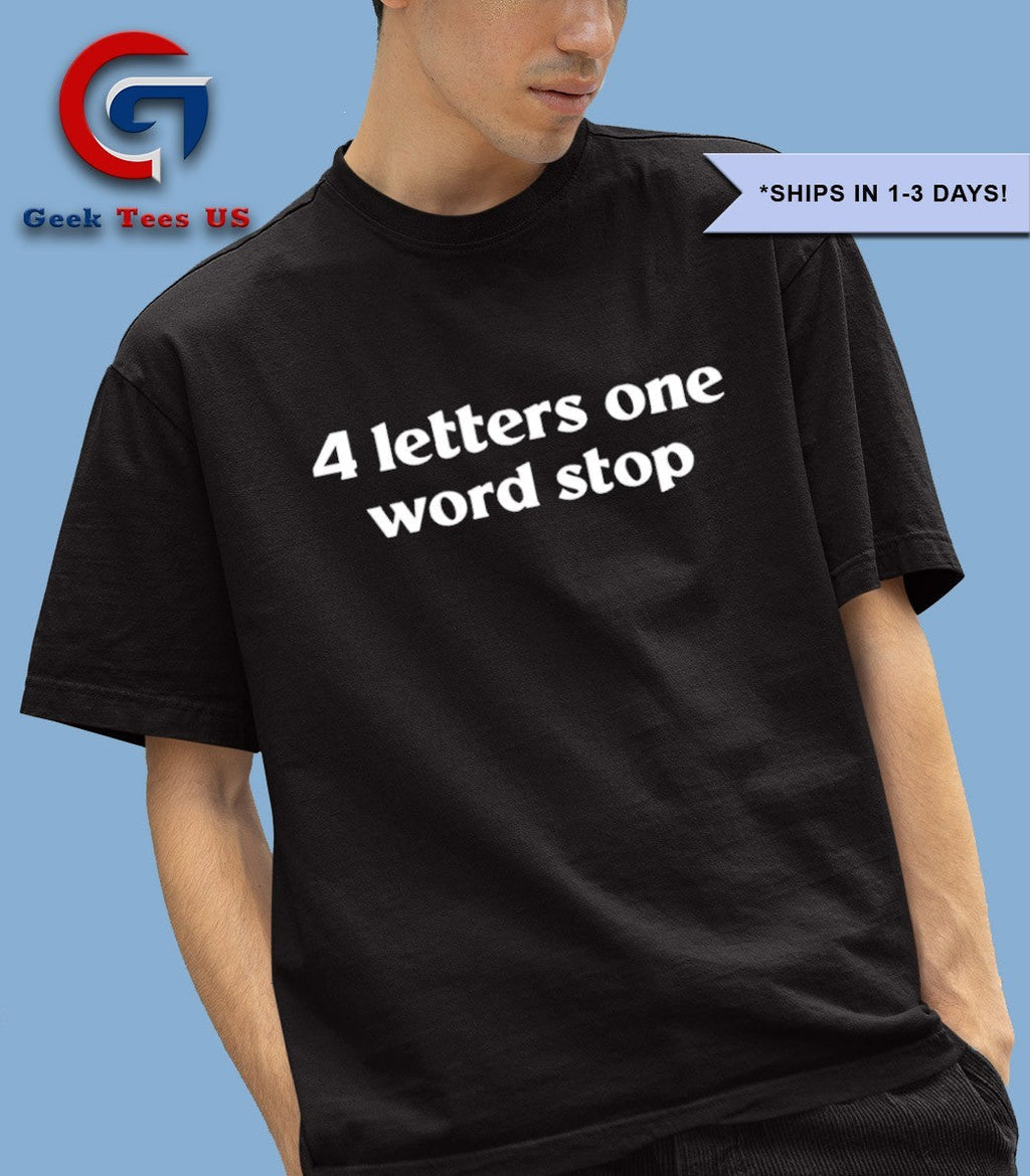Jey Uso 4 letters one word stop shirt