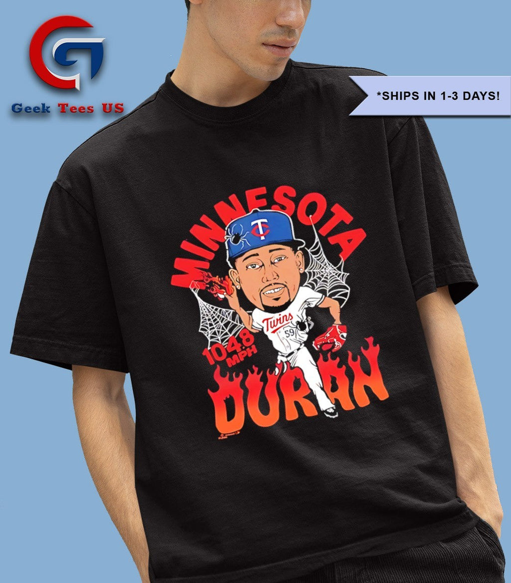 Jhoan Duran Minnesota Twins basketball caricature shirt