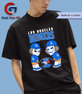 Jigsaw Los Angeles Dodgers peeing Toronto Blue Jays baseball shirt